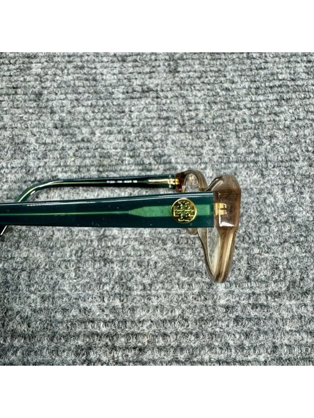 Tory Burch Ty 2031 1164 Green Tan Eyeglasses 49-17-135 FRAMES ONLY + Case
